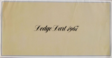 Dodge Dart Modelprogram 1967 Carbrochure (1049)